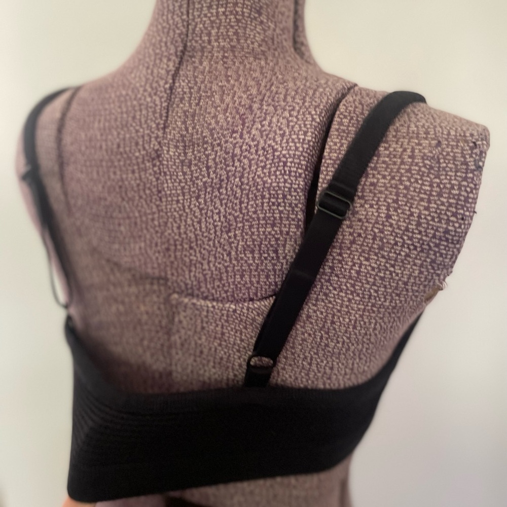 NEGATIVE Waffle Knit Lounge Bralette in Black - Picture 10 of 10
